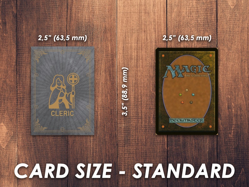 Dnd Cleric Ability Cards Dnd Player Class Accessories Etsy