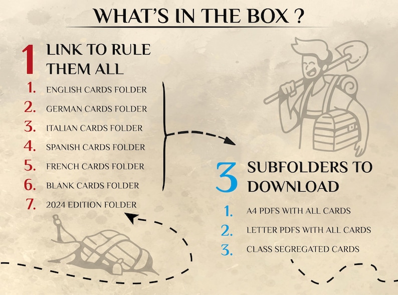 DnD Spell Cards BUNDLE | Dnd 2014 and 2024 Update Illustrated Spell Cards | Dungeons and Dragons 5e | d&d Spellbook | Tarot Size Cards image 5