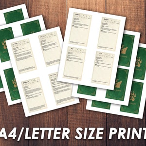 Druid Wild Shape Cards Printable