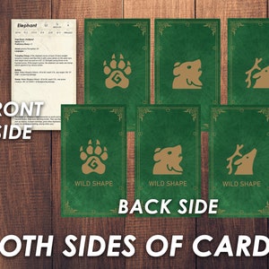 Druid Wild Shapes Cards Dnd 5e - Il 300x300.4245047177 55kl 