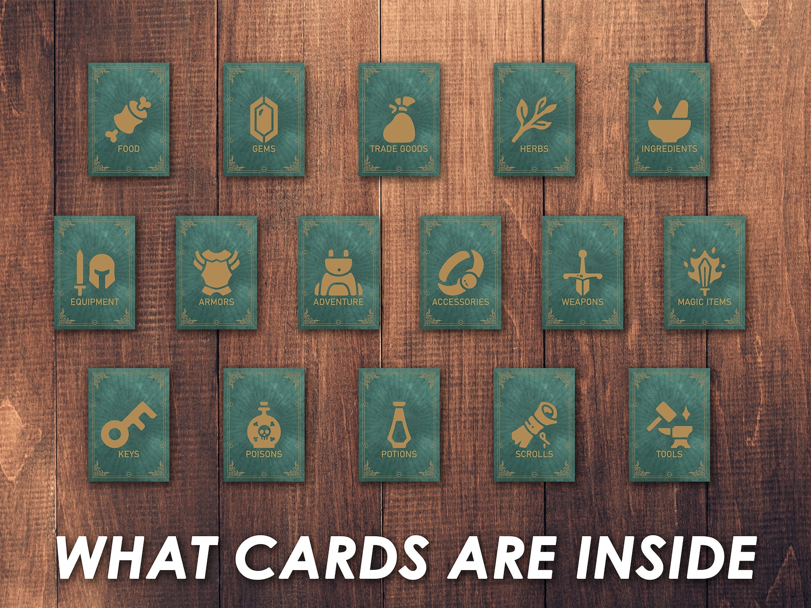 Dnd Item Cards MEGA CARD BUNDLE D&d Dnd Player Accessories Card Deck