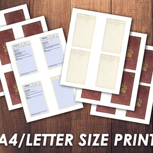 Dnd Blank Monster Stat Cards | Dungeon Master Dnd Accessories | Dnd ...