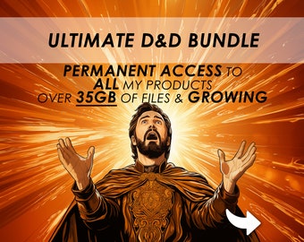 DnD Ultimate Bundle | D&D Dungeon Master Bundle | Ganzer Laden mit Dungeons and Dragons | Digitaler Download | D- und D 5e-kompatibel