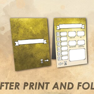 D&amp;D 5e Initiative Tracker | Printable Dungeons and Dragons | Character ...