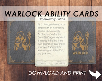 New Player Cards / Dungeons and Dragons 5E / PDF - Etsy