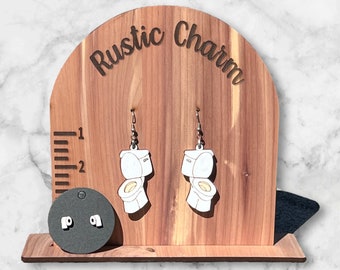 DIGITAL Toilet Earring set FILE
