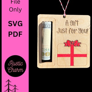 Money Holder Ornament file - A Gift -DIGITAL FILE