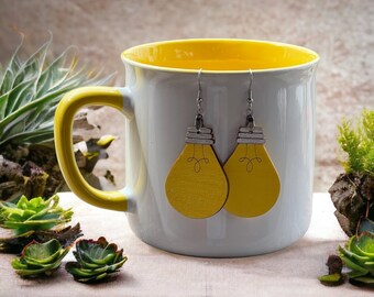 DIGITAL FILE Lightbulb Earrings FILE