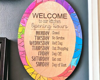 Digital Funny Kitchen Sign FILE