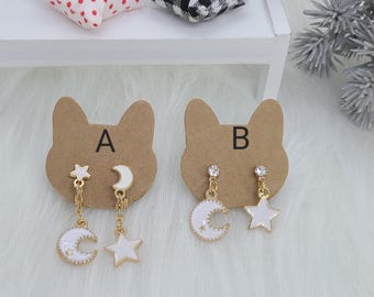 Adorable Starlight Design Clip On Earrings