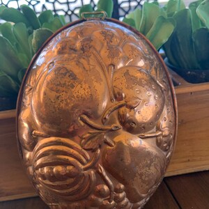 Vintage Cooper mold with Fruit