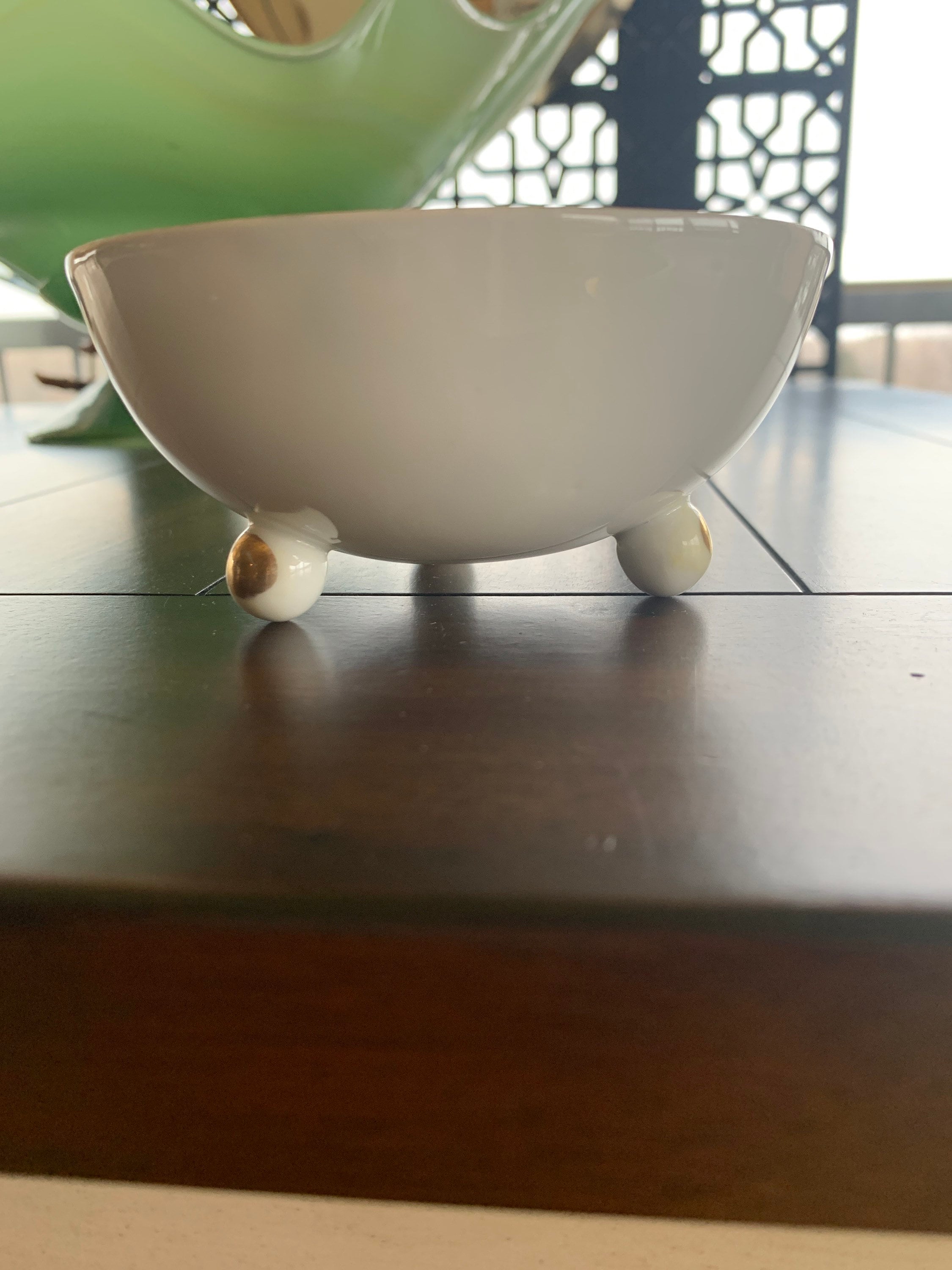 ニッポン手描きの脚付きボウル。 - Etsy 日本