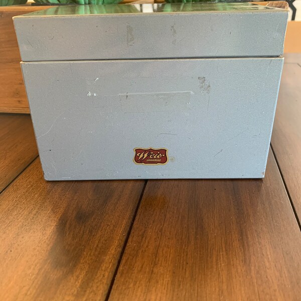 White Metal Box Etsy