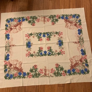 Vintage Beige table cloth