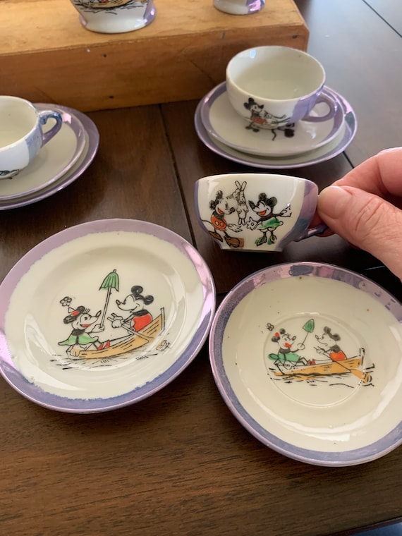 Vintage store Authentic Disney tea set