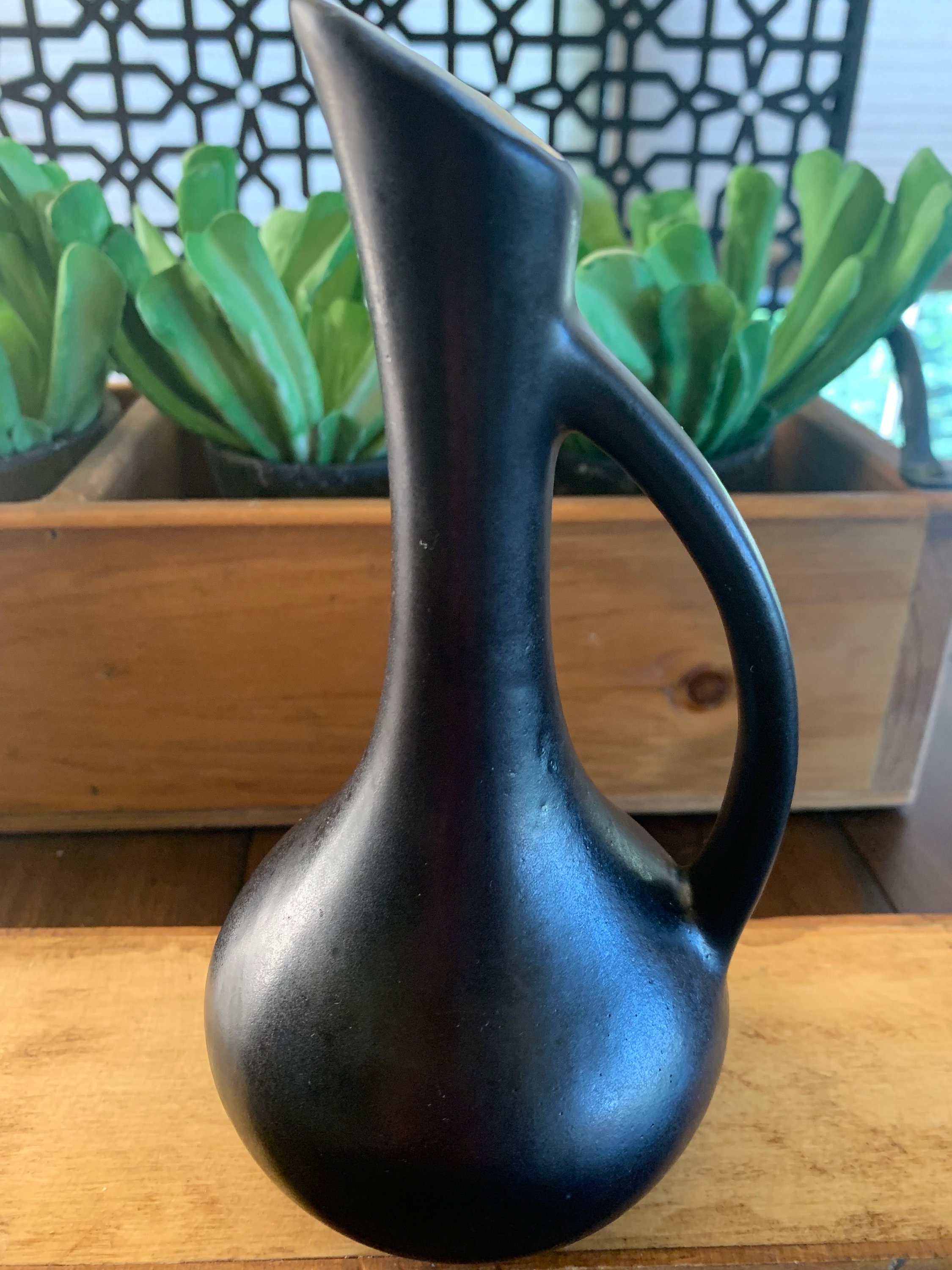 Royal Haeger Black Vase