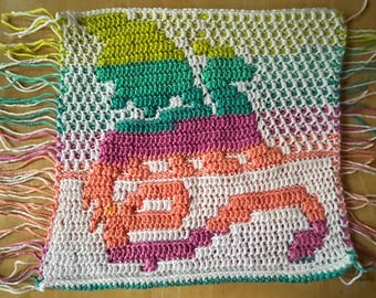 Dragon Mosaic Crochet Pattern: Beginner Friendly (PDF Download)