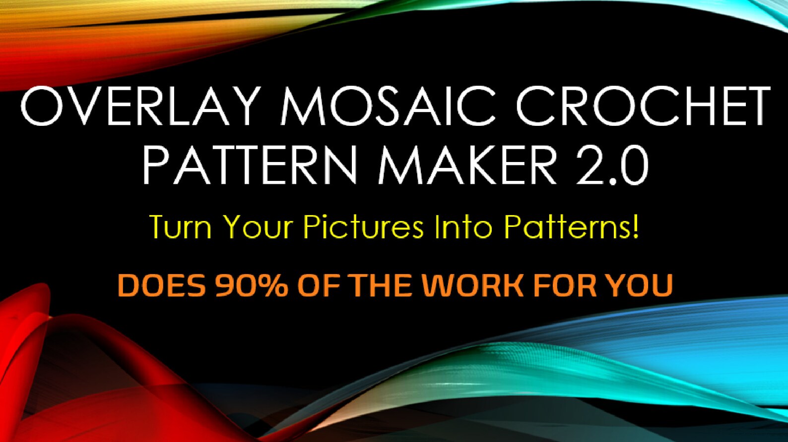 Mosaic Crochet Pattern Maker for Excel or Google Sheets Etsy