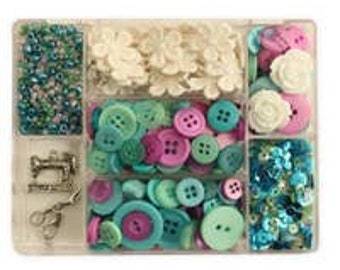 Sew Crafty Button and Embellishments Kit