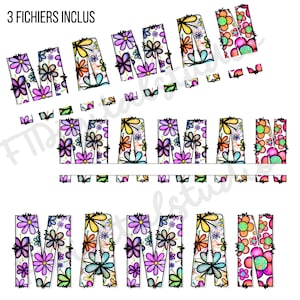 3 fichiers PNG francais | maman | fete des meres | sublimation | plus 2 fichiers gratuits