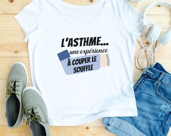 Asthme blague | digital download| sublimation francais | dad jokes  | dtf | french english | design francais