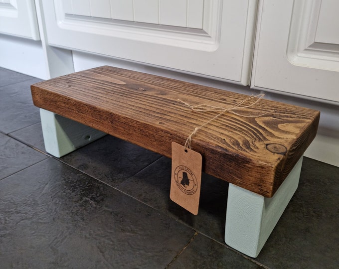 Handmade Wooden Step Stool / Kitchen Step / Kid Step / Bathroom Step ...