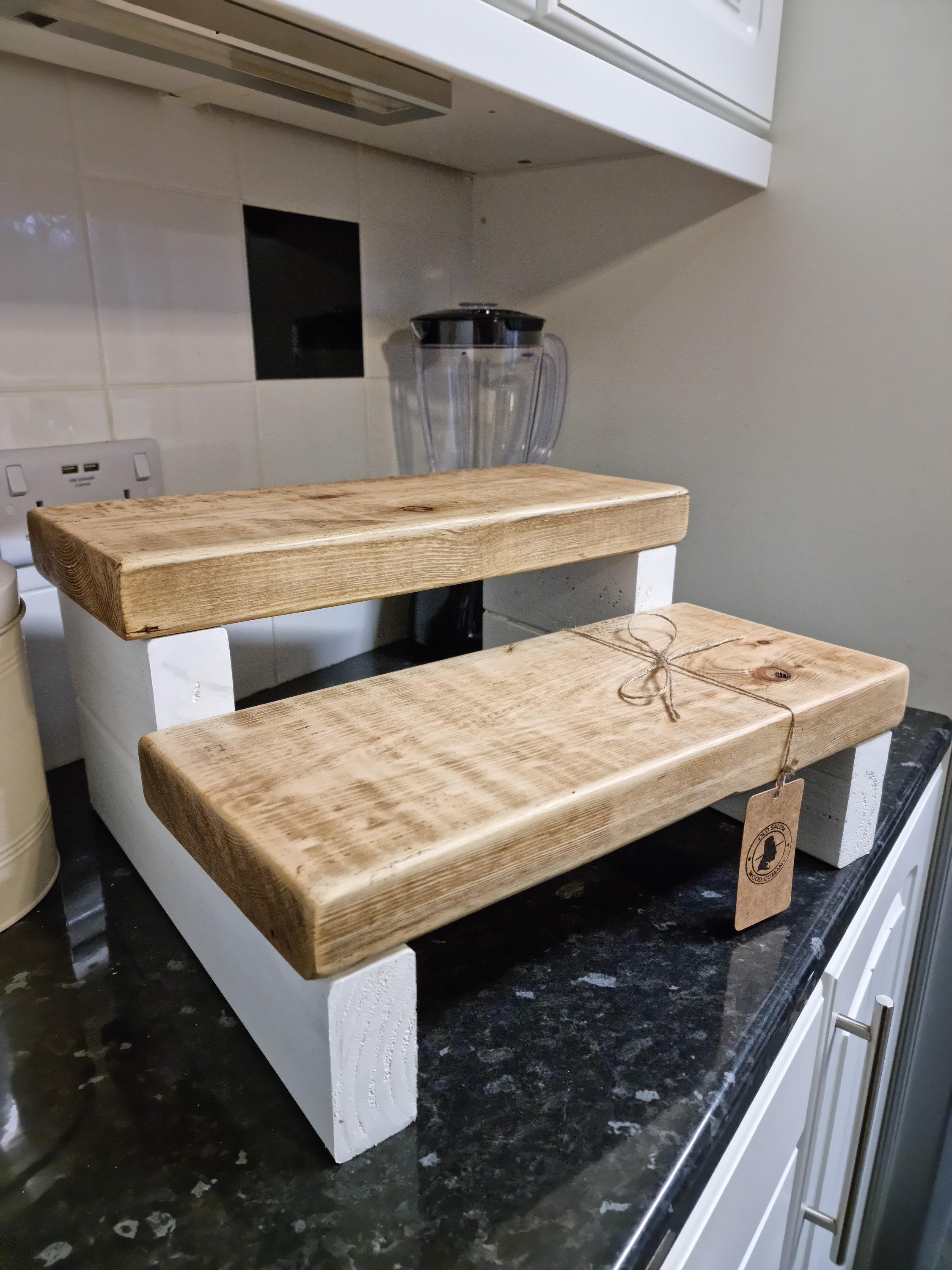 Handmade Wooden Step Stool / Kitchen Step / Kid Step / Bathroom Step ...
