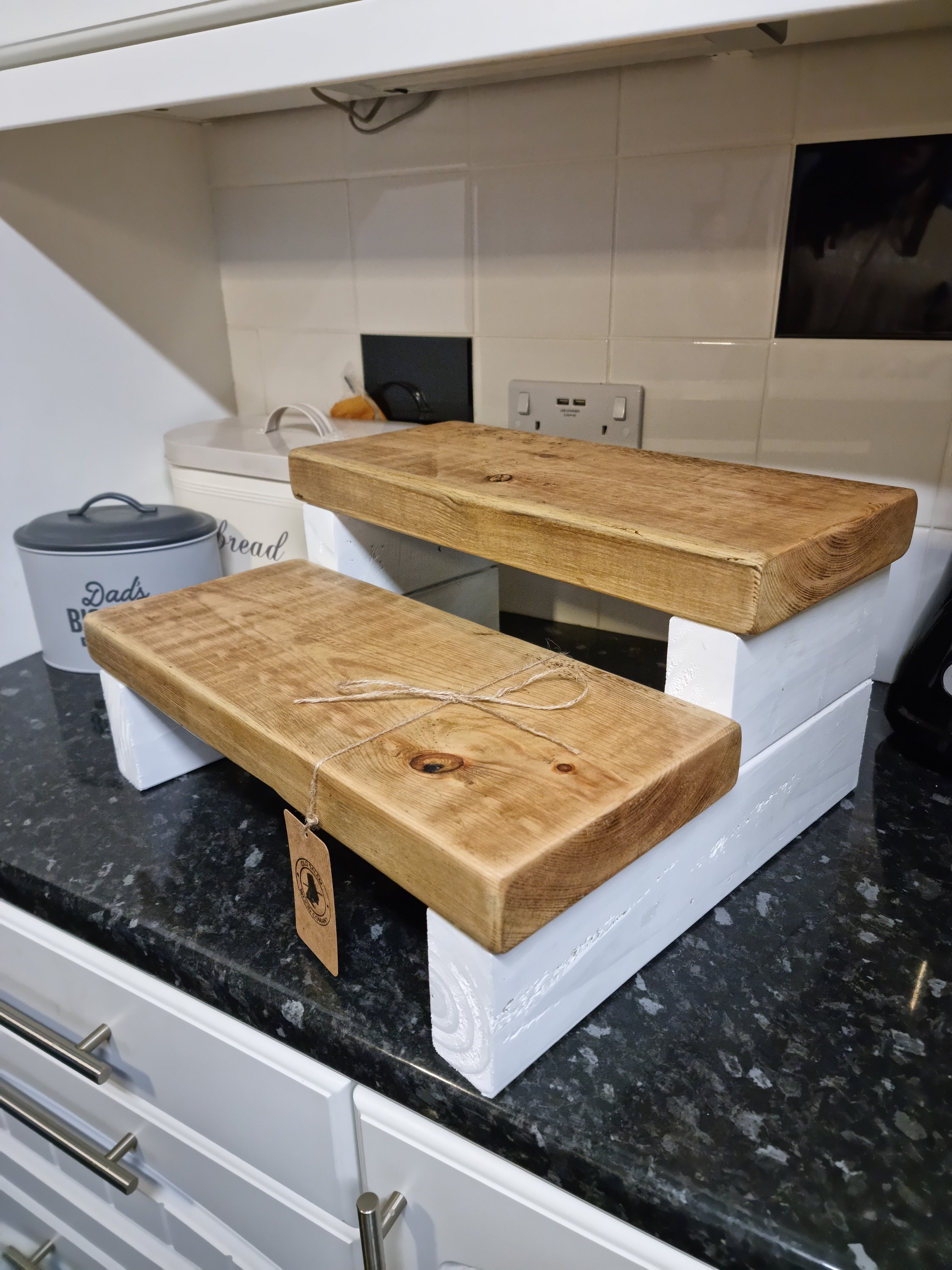 Handmade Wooden Step Stool / Kitchen Step / Kid Step / Bathroom Step ...
