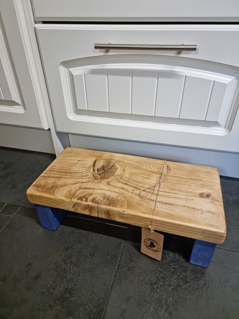 Handmade Wooden Step Stool / Kitchen Step / Kid Step / Bathroom Step ...