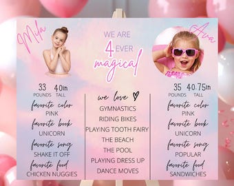 Tableau des jalons du 1er anniversaire des jumeaux : modèle canva modifiable (téléchargement numérique)