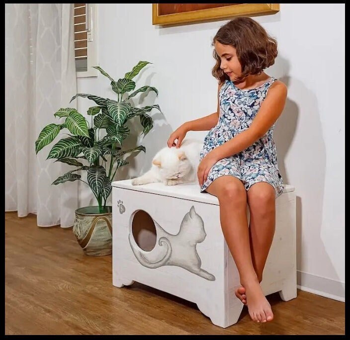 Cat litter box dog proof best sale