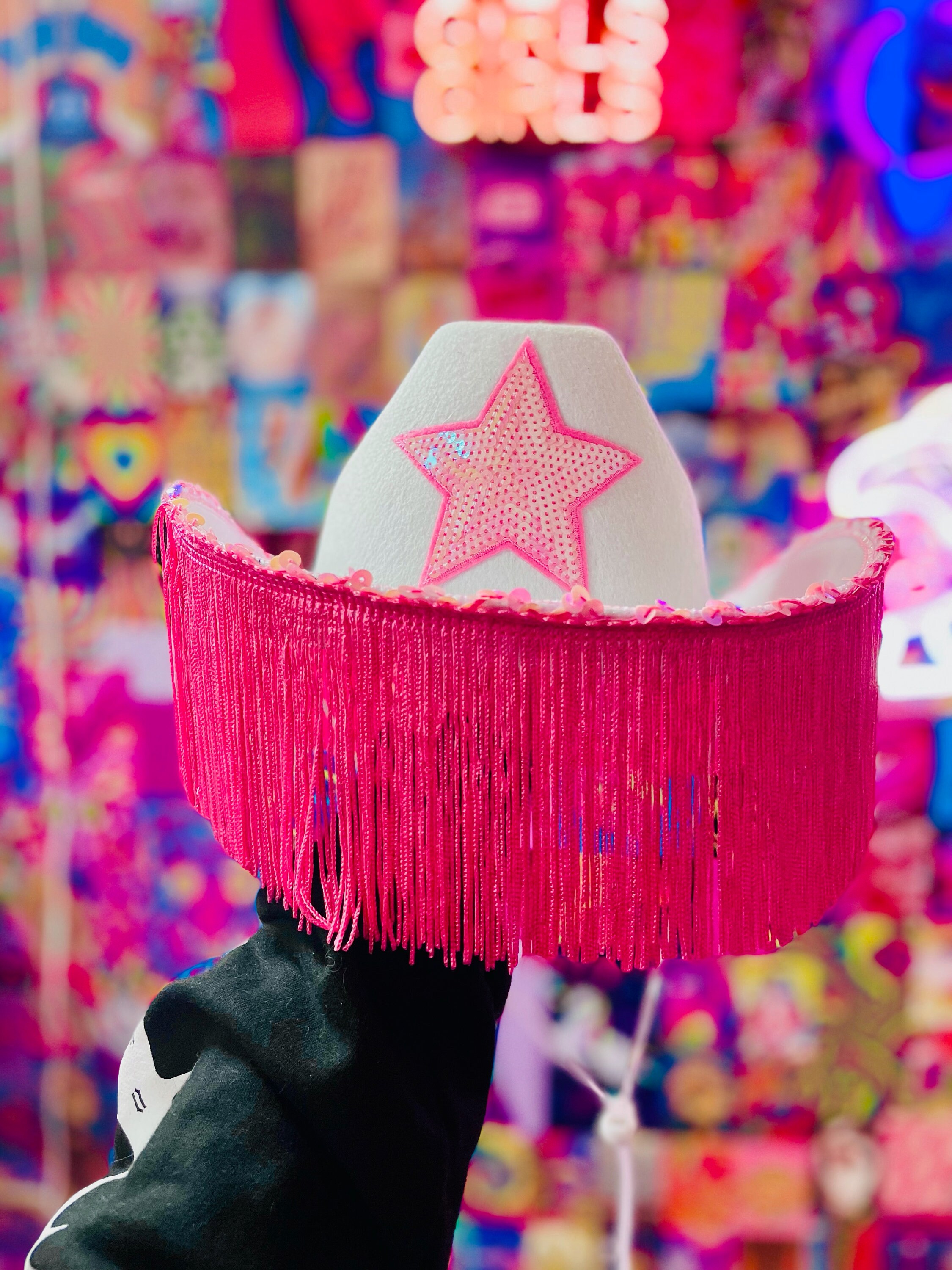Rave Babe Big Star Dark Pink Cowgirl 