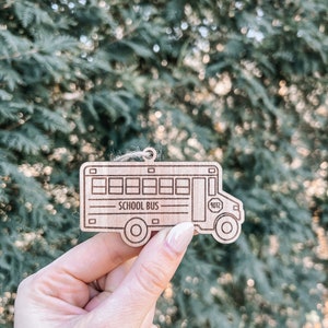 School Bus Driver Thank You Schoolbus Appreciation Ornament