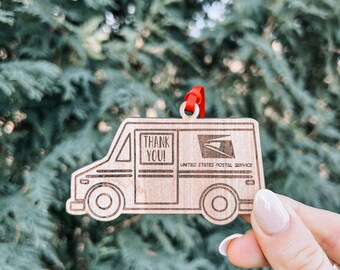 Delivery Driver Mailman mailwoman postal worker  Thank you Appreciation Ornament