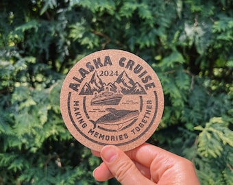 Alaska Cruise 2024 Cork Coaster