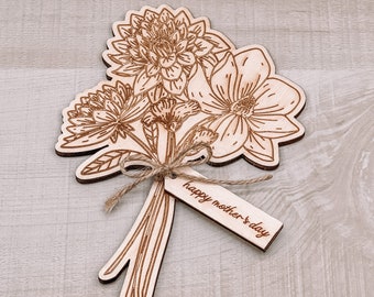 Flower Bouquet Magnet Mother’s Day gift COLOR ME