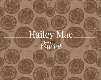 Sömlöst skogsstubbar mönster digital nedladdning