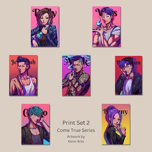 Impressões de personagens de pop art se tornam realidade (postais postais 4x6) | Uma série de romances bombásticos de gênios por Brindi Quinn