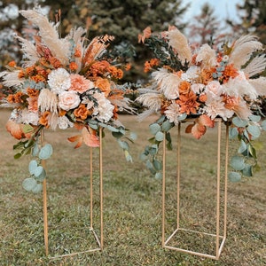 Customizable Wedding Arch Arrangement, use this listing for all customization requests, pampas boho wedding flowers, wedding decor bouquet image 6