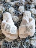 Personalised Bridal Slippers | Bride Slippers | Wedding Slippers | Bride Gift | Mrs | Hen Party | Bridal Party Gift product logo