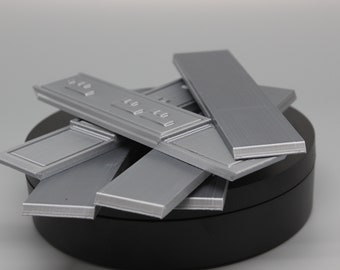 1x Créditos Republicanos Créditos de Prata para o Jogo Sabbac como em Star Wars Galactic Bars Costume Prop Acessório Cosplay