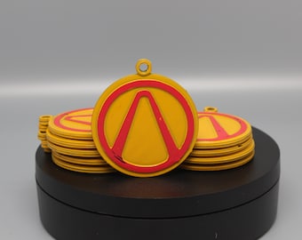 10x symbole de chambre (ensemble) comme pendentif de Noël, décoration d’arbre de Noël chambre de coffre au trésor comme dans Borderlands Golden Key accessoires