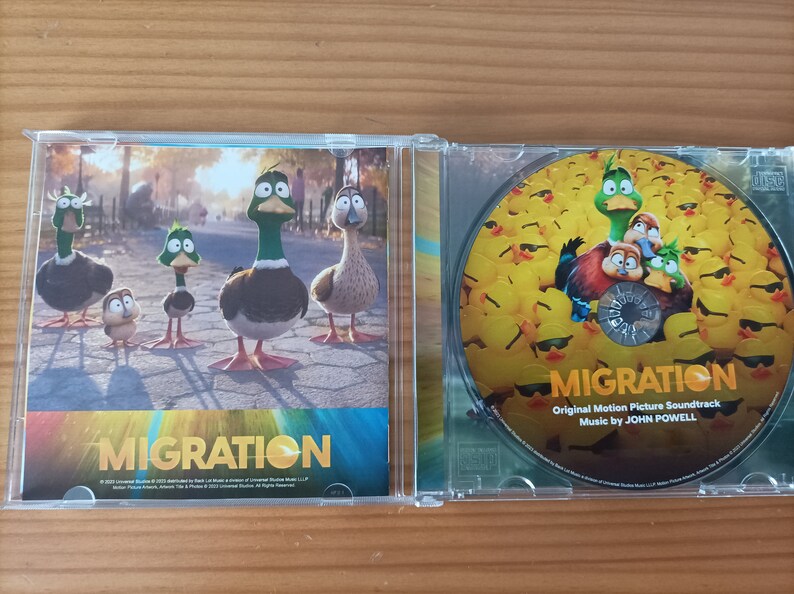 Migration Custom Soundtrack Cover by John Powell Original Motion Picture Soundtrack image 3