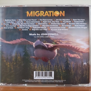 Migration Custom Soundtrack Cover by John Powell Original Motion Picture Soundtrack image 2