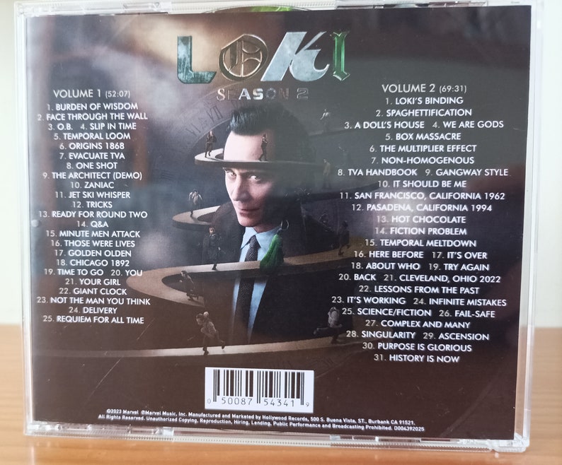 Loki Season 2 Custom Soundtrack Cover by Natalie Holt Original Series Soundtrack image 2