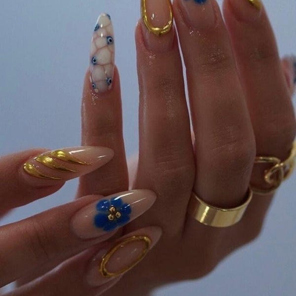 Handmade Custom Gel Press On Nails: Premium Quality, Handpainted