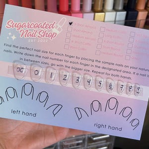 Sizing Kit, Reusable Press Ons, Short Nails, Almond Nails, French Tip Nails, Y2K Nails, Glue On, Fake Nails, Artificial Nails, Girl Gift