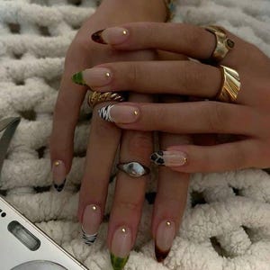 Handmade Custom Gel Press On Nails: Premium Quality, Handpainted