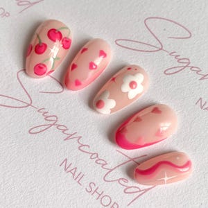 Press On Nails, Reusable , Short , Almond , French Tip , Y2K , Glue On, Fake , Artificial , Gel , Acrylic