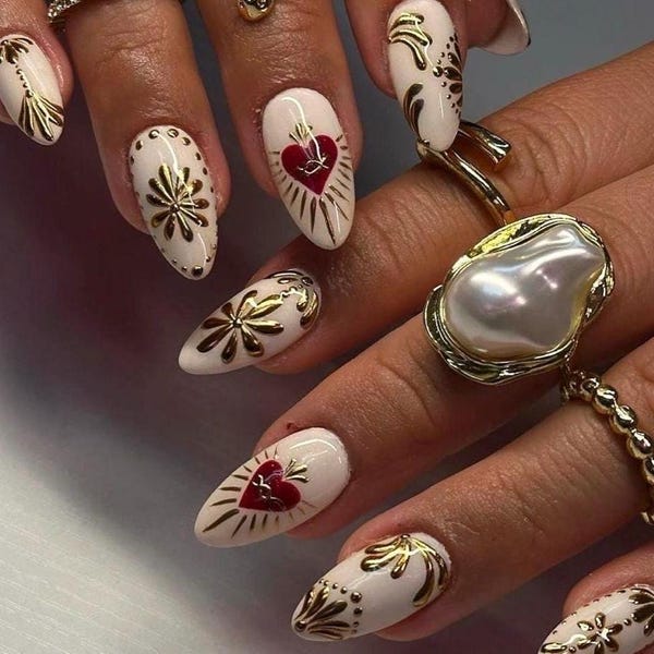 Handmade Custom Gel Press On Nails: Premium Quality, Handpainted